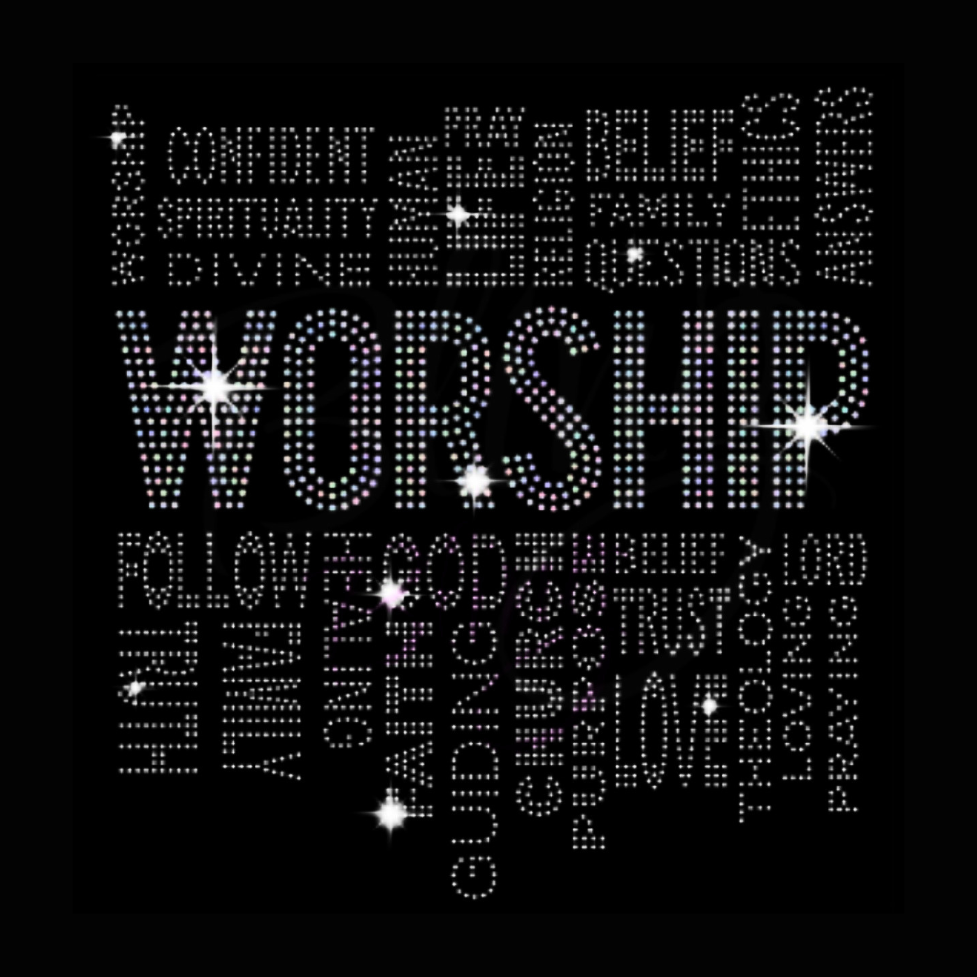 Worship Scripture fille