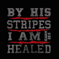 By his Stripes