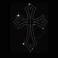 Crossed in Grace ( Silver )
