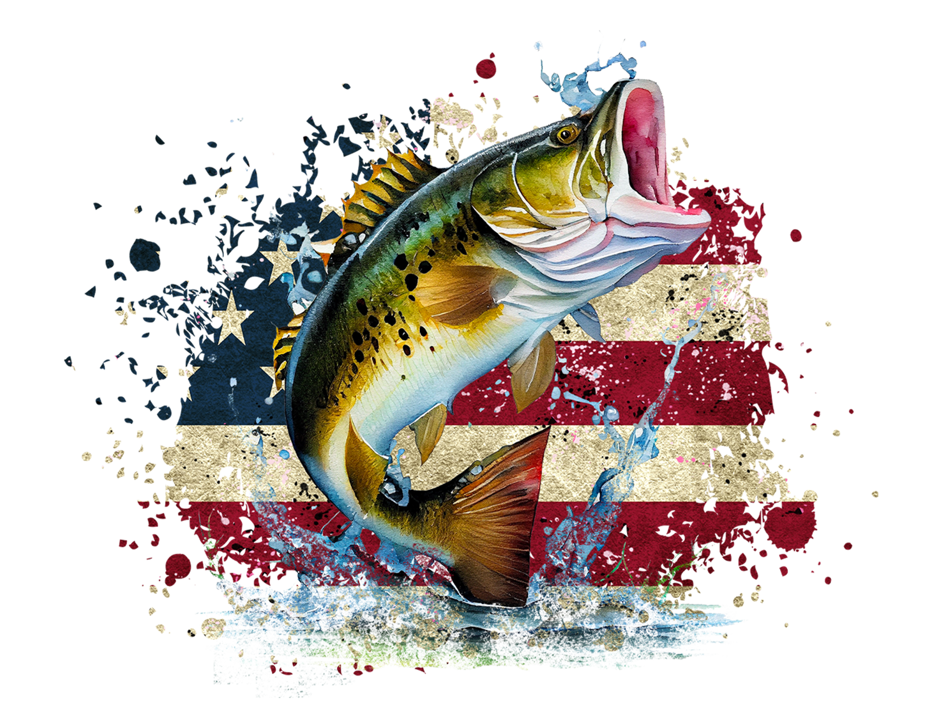 American Flag Bass