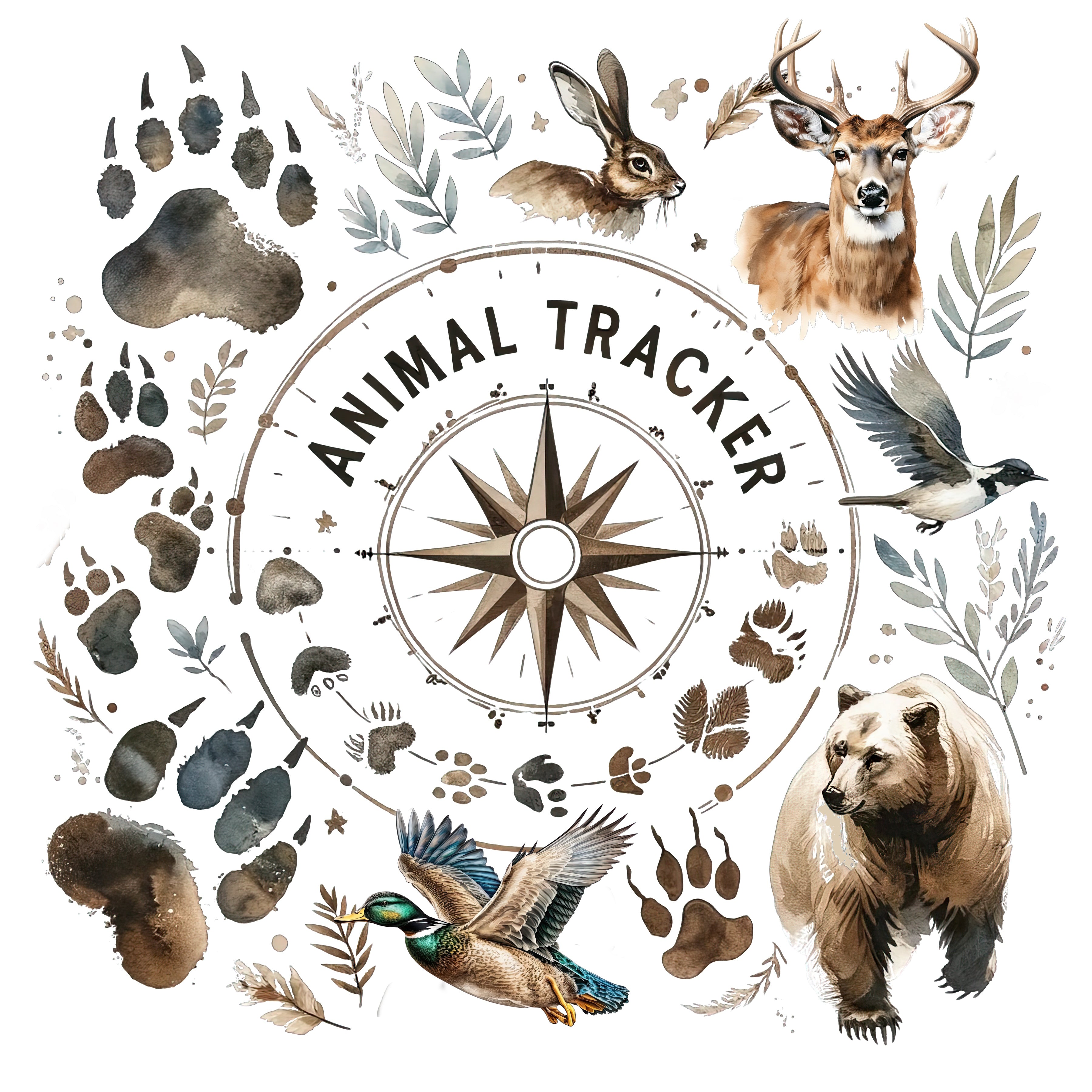Animal Tracker White