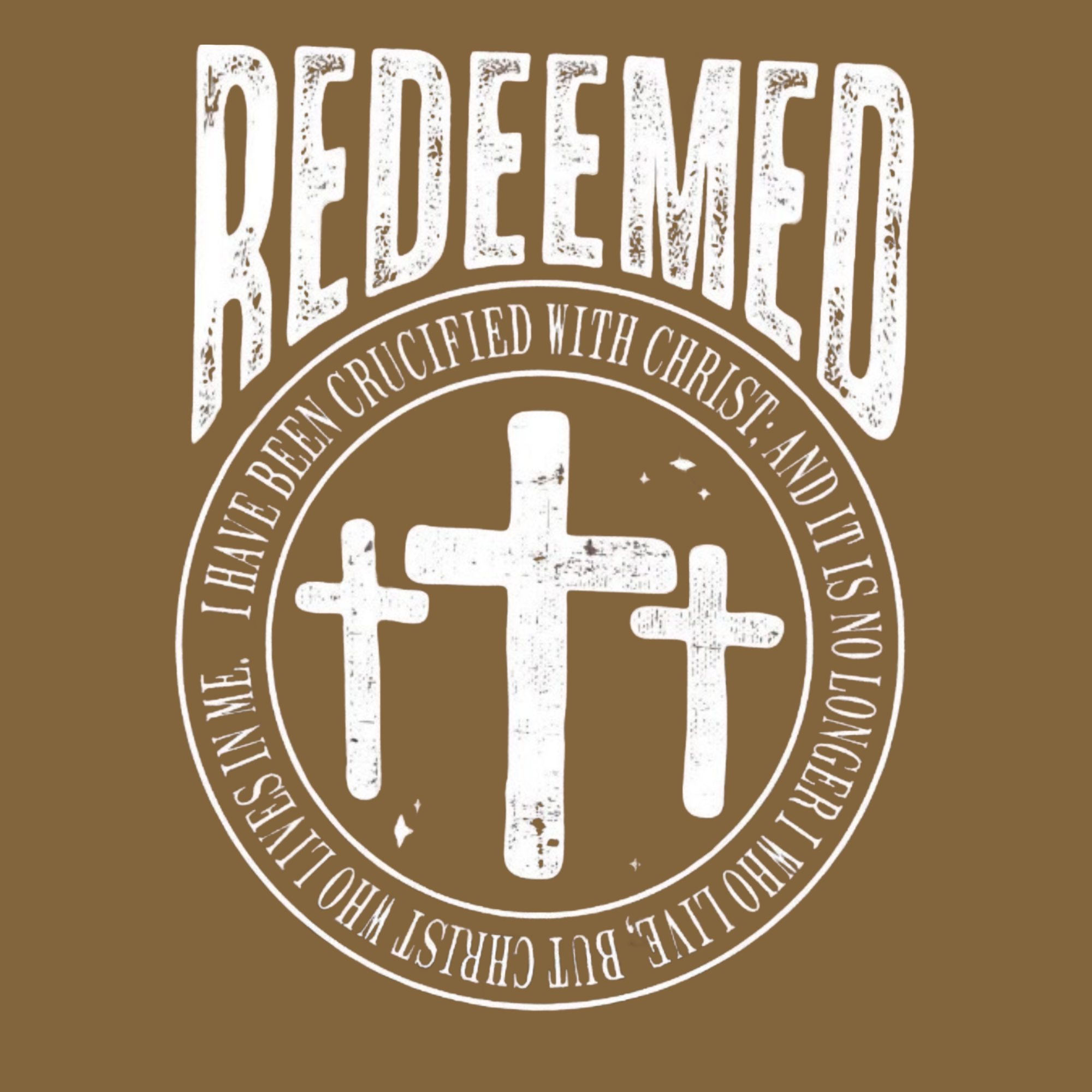 “Redeemed” Cross Tee