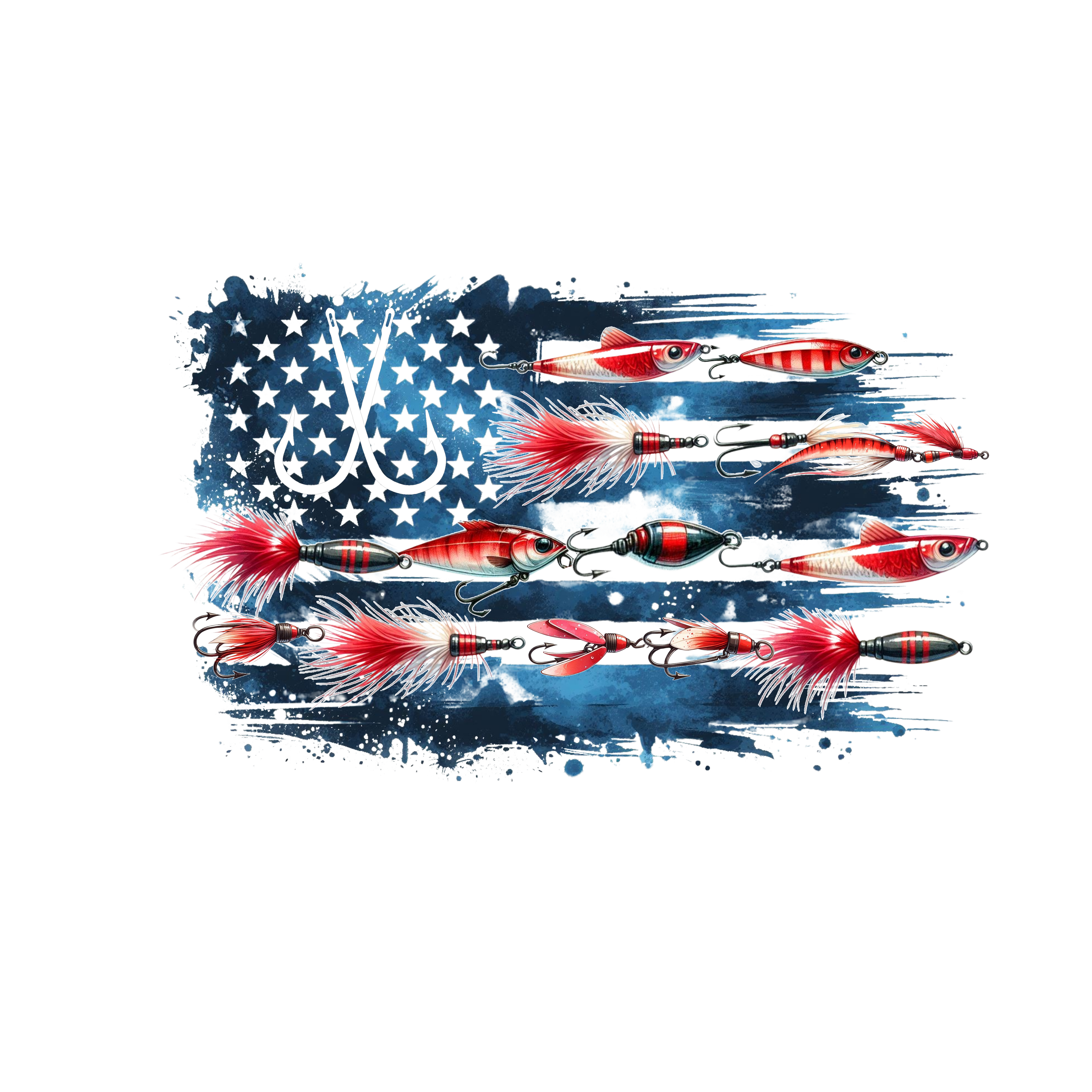Fishing Lure Flag