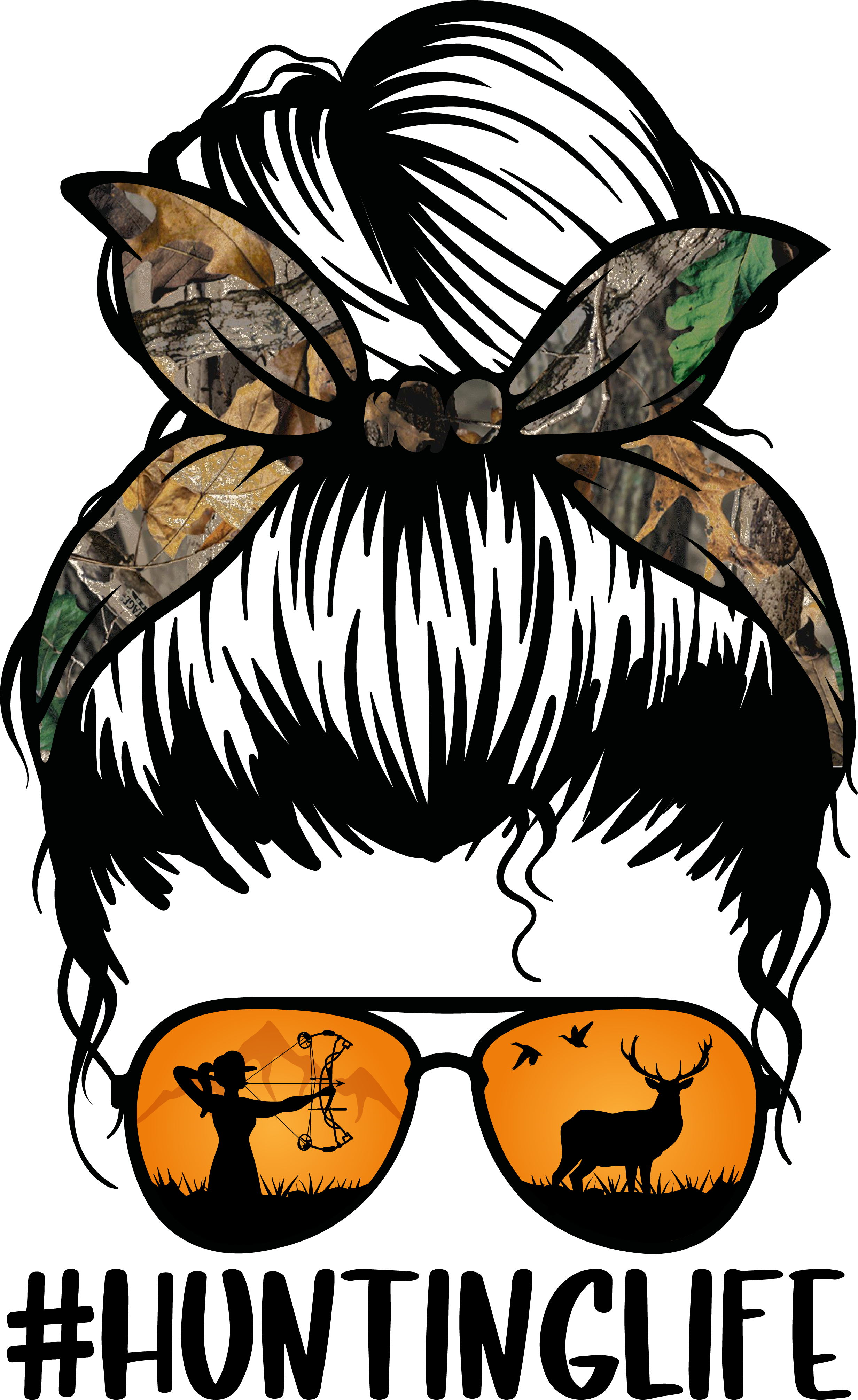 Hunting Life Messy Bun