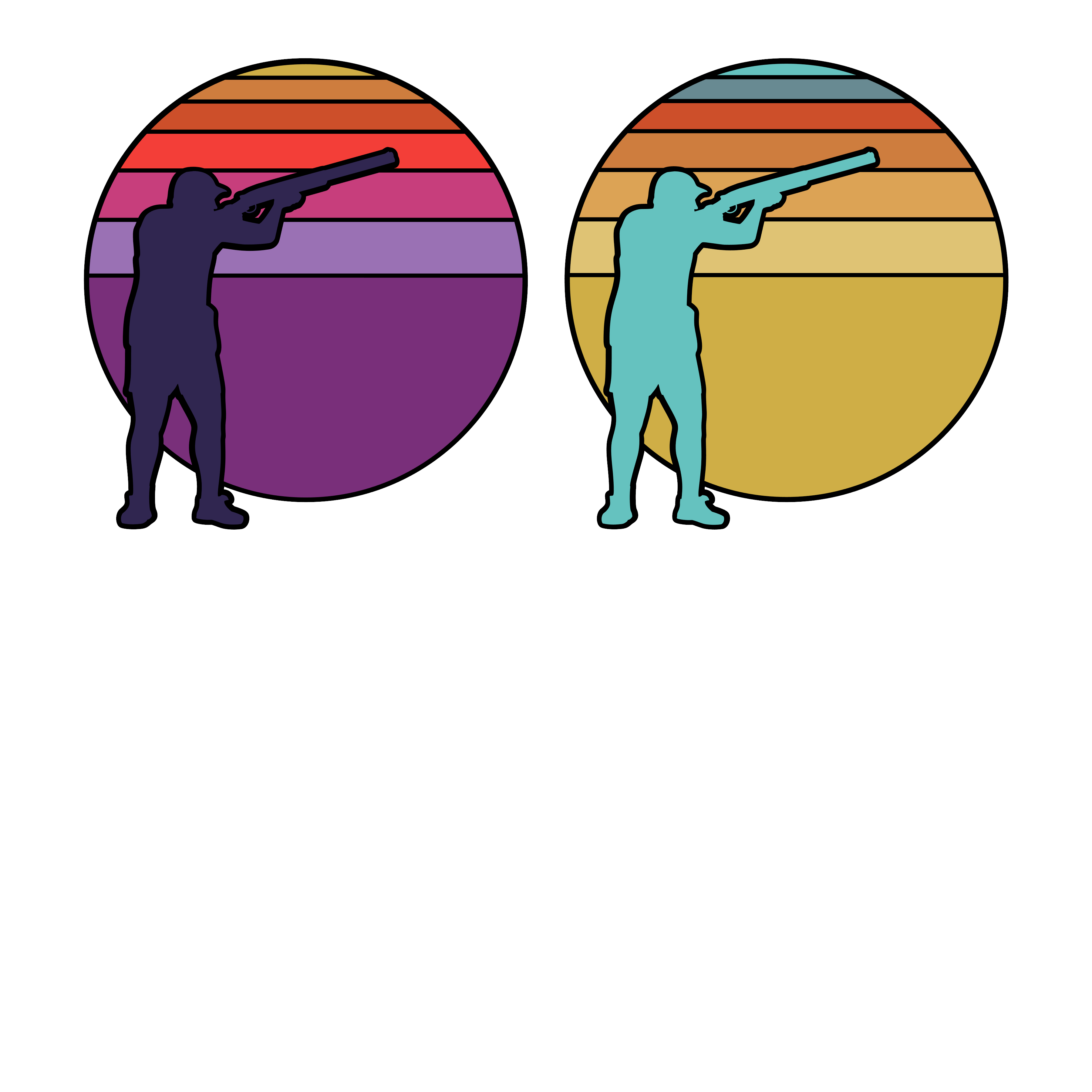 Retro Sunset Shooter