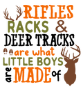 Rifles Racks And Deer Tracks
